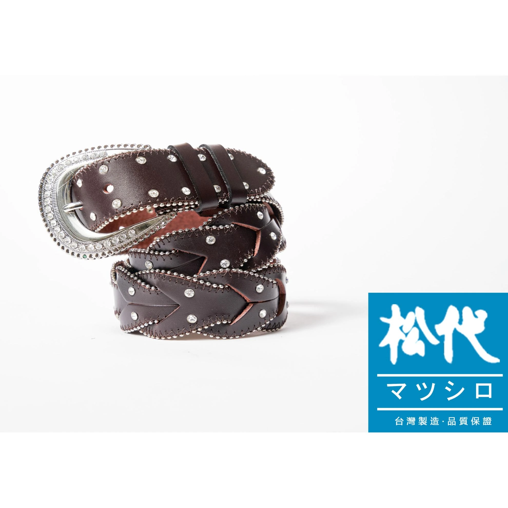 打釘水鑽皮帶(馬毛)