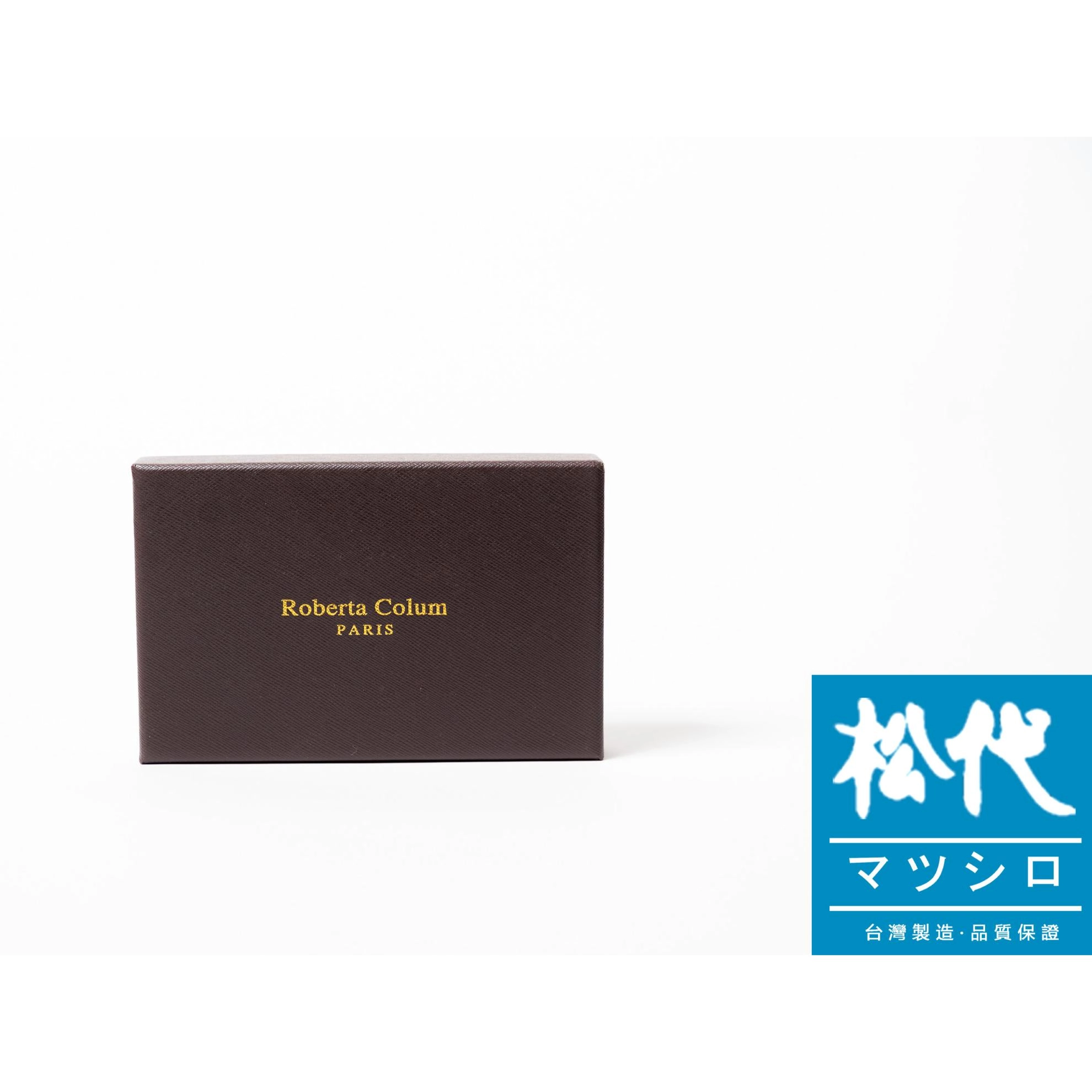 諾貝達荔枝紋牛皮短夾